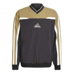 adidas Cutline Pullover Pikkade varrukatega topp Must/Oliivikas Roheline Meeste Streetwear JD5395 L