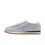 Nike Cortez Nahast Hundi Hall Perforeeritud Swoosh Naiste Tennised Summit-White Gum-Medium-Brown Sport-Green HQ1841-001 36.5