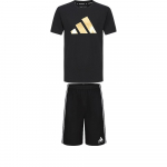 Adidas Taekwondo Pehme Pullover &Uuml;mara Kaelusega L&uuml;hikeste Varrukatega T-s&auml;rk Mugav Mood Triibulised L&uuml;hikesed P&uuml;ksid Vabaaja Spordikost&uuml;&uuml;m ADICLTSPSTK-BG+S21ATMSH2T-BW S
