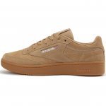 Reebok Club C 85 Retro Vabaaja Mugavad Mitmek&uuml;lgsed Paksude Tallad Madalad Tossud Unisex tossud Pruun Kollane 24FRC901U0GY4 36