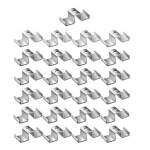 25 tk Restiklamber Sadulklambrid Tsingitud teraskonstruktsioon Lihtne paigaldus Turvaline kinnitus K&ouml;iekinnitused Iluv&otilde;re tarvikud 25 pcs