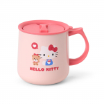 Sanrio Hello Kitty roostevabast terasest kruus roostevabast terasest vaskdetailiga, akr&uuml;&uuml;lvaigust kaane ja tihendi ning silikoonist isolatsiooniga kuuma ja k&uuml;lma toote jaoks
