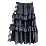 Adidas Originals triibuline moes lihtne spordimidi seelik naistele Seelikud KQ6505 XL gray
