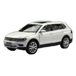 1/32 Volkswagen Tiguan L Maastur M&auml;nguauto Mudel Valatud Sulam Miniatuur T&otilde;mmatav Heli ja Valgustusega Kogumik Kingitus Lastele Poistele Lastele valge