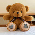 Kampsuniga karunukk armas kaisukaru pl&uuml;&uuml;sm&auml;nguasi istuvas asendis kui s&uuml;dametega kallistav karu t&uuml;drukule kingitus 45cm0.57KG