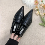 Moodne SUOJIALUN 2025 S&uuml;gis Naiste Lamedad Kingad Moodsad Terava Ninaga Slip-On Daamide Loafer Kingad Pehme Tald Lame Konts Vabaaja Ballerina Kingad 35