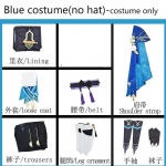 R&auml;ndaja Cosplay Kost&uuml;&uuml;m T&auml;iskomplekt M&uuml;tsidega Scaramouche Cosplay Kost&uuml;&uuml;m Balladeer Cosplay Kimono Halloween L