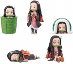 Banpresto Deemon Kimetsu no Yaiba World Collectible Figure Kamado Nezuko Kollektsioon II T&auml;ielik 5 Slayeri komplekt