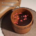 Seederipuust Kaasaskantav Jalatampija Puidust &Auml;mber - T&auml;ispuidust Jalavann