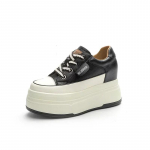 9cm Lehma Suede Ehtne Nahk Naiste Vulkaniseeritud Kingad Platvorm Kiil Rula K&otilde;rge Br&auml;nd Kontsad Vabaaja Suvekingad 40
