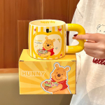 K&otilde;rgv&auml;&auml;rtuslik armas Winnie Puhhi kruus paarile keraamiline veekupp laste piimakohvitass s&uuml;nnip&auml;evakingitus kinkekarp 401-500ml yellow