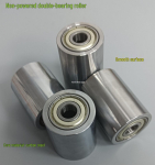 BAA Seeria Topeltlaagriga Raudne Rullik Konveierirulli Rattad 60*100-6204-20-carbon steel