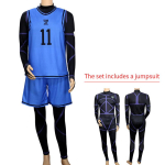 Isagi Yoichi Nagi Chigiri Rensuke Kunigami Bachira Megur Jumpsuit Jalgpalliklubi Spordir&otilde;ivad Parukas Sinine Lukk Anime Cosplay Kost&uuml;&uuml;m M&Air Gear Simca blue