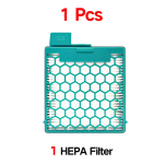 Filtrikomplekt - &Uuml;hildub Miele Boost CX1 tolmuimejatega - Asendusfilter SF-HY 60 ja CX-FSF - Ideaalne allergikutele blue