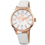 Montre Aviator&reg; - AVW8636L14 - Rose or - Blanc - Verre min&eacute;ral