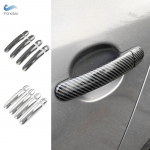 Autotarvikud v&auml;lisukse k&auml;epideme katte kleebise &auml;&auml;ris VW Golf 5 MK5 Rabbit 2004 2005 2006 2007 2008 Silver C