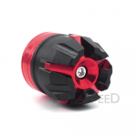 1 TK Universaalne Mootorratta Raami Liugurid Ratta Kukkumiskaitse CNC Alumiinium Esikahvli Ratta Raami Liugur Mootorratas punane