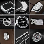 Mercedes Benz C GLC klassi W205 X253 jaoks keskkonsooli trimmikattega teemantkatte kristallkleebisega sisetarvikud b 15-18 C GLC