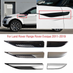 Land Rover Range Rover Evoque 2011- Auto Esimese Ukse Tiiva Iluv&otilde;re Leheplaat &Otilde;huava Dekoratiivne Kate Riba silver left short