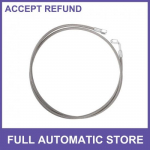 Single AN3 Turbo Oil Feed Line Universal 90 Degree to Straight Hose End, 56