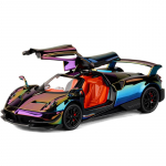 1/24 Pagani Huayra BC Superauto Sulamist Mudelauto M&auml;nguasi Die-cast Metallvalu Heli ja Valgusega Autod M&auml;nguasjad Lastele S&otilde;iduk lilla
