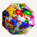 1 tk Mario Luigi Automaatselt kokkupandav vihmavari, Automaatselt kokkupandav vihmavari 8 varrega, Mugav v&auml;litingimustes kasutamiseks 081 multi