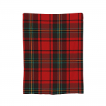 Tartan Clan Stewart ruuduline must-punane ruuduline tekid fliisist kaunistus  Pehmed visketekid voodipesuks kontorisse pl&uuml;&uuml;sist &otilde;huke tekk 30x40in