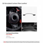 Betterhumz For Ford F-150 SVT Raptor 2015- Made of Alcantara Auto trument Dashboard Trim Sticker Car Interior Accessories Carbon Leather