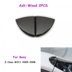 W211 2005-2008 Auto Keskkonsooli Kate K&auml;etoe Lukk Riiv Vabastusnupu Kate Mercedes Benz E-klassi E200 E350 2116804284 jaoks Ash-Wood 2 PCS