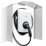 1 komplekt Wallbox Ilmastikukindel Katusekatus Roostevabast Terasest Kaitsekatus Elektriauto Laadimisjaamale one size h&otilde;be