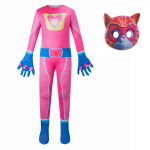 SuperKitties kombinesoon-p&uuml;ksid halloweeni kost&uuml;&uuml;m lavakost&uuml;&uuml;mid super kassipoeg 100 roosa