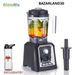 M&eacute;langeur Professionnel - BAZARLAND - Biolomix - 2200W - 600ML - 3 Programmes Pr&eacute;r&eacute;gl&eacute;s must