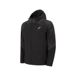 Asics Niiskust eemaldav Kiiresti kuivav Peegeldava tr&uuml;kiga Kapuutsiga t&otilde;mblukuga Jooksujakk Meeste Jakk 2011D625-001 2XL
