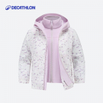 Decathlon Laste 3-&uuml;hes Eemaldatava Fliisvoodriga Jakk 110