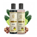 Khadi Natural Amla & Reetha Juuksepuhastaja ja Palsam Kombo 210 ml pakend 2 tk Toitev Duo Tugevate L&auml;ikivate Juuste Jaoks