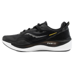 Saucony Runshield Slip Resistant, Abrasion Resistant, Waterproof Low top Casual Running Shoes Unisex Black Yellow S28185-4 35.5