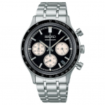 SEIKO SPORT 50m Veekindel Kvartsliikumine Roostevabast Terasest Rihmaga K&auml;ekell 38,7mm Meeste K&auml;ekellad SSB479P1 Black Dial