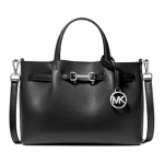 Michael Kors Litchi Muster H&otilde;bedane Riistvara Nahast T&otilde;mblukuga K&auml;ekott V&auml;ike Naiste K&auml;ekotid Must 35S5S2ZS5T-BLACK Basic Set (Bag)