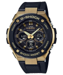 Casio meeste roostevabast terasest 200M veekindel analoog l&ouml;&ouml;gikindel kvartsikell GST-W300G-1A9 must