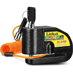 Linkax Mootorratta Alarms&uuml;steem Kettalukk, Mootorratta Tarvikud, Vargusvastane Turvalisuse Rattalukk 110dB 7mm Nael koos Meeldetuletuskaabliga ja