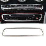 Mercedes Benz C-klass W205 GLC X253 2015 2018 Auto Keskkonsooli Meedia Raadio CD Paneeli Nupu Raami Dekoratiivne Kate Sisekate