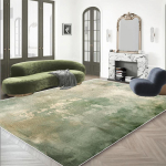 Kaasaegne roheline abstraktne vaip 200x300 libisemiskindel elutoavaip kergesti puhastatav suur magamistoa p&otilde;randamatt lihtne dekoratsioon 80x120cm