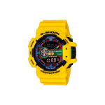 Casio Moetrend T&auml;navakool Dual Display Klassikaline osutiga kell Naistekellad Mitmev&auml;rviline GA-400-9A Yellow Strap