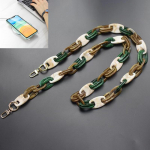 Ristkeha kommiv&auml;rvi ketiga kaelapaelaga telefoni&uuml;mbris iphone 16 15 14 13 Pro jaoks V&auml;rviline l&auml;bipaistev kukkumiskindel akr&uuml;&uuml;lkaitse&uuml;mbris For iPhone 15 Pro&Case & Strap