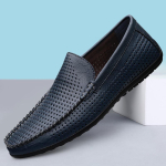 Aukudega Nahast Meeste Mokassiinid ja Slip-onid Vabaaja Klassikalised Jalan&otilde;ud Meeste Mokassiinid Suvised Slip-on Lamedad Tossud Meeste S&otilde;idujalan&otilde;ud 43 gray
