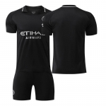 A2526 Manchester City k&uuml;lalisem&auml;rk Must s&auml;rk Nr. 9 Harland 17 De Braunet Laste t&auml;iskasvanute spordikomplekt 24