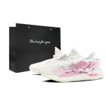 Adidas Originals Yeezy Boost 350 V2 Madalad Vabaajajalatsid Unisex Valge Roosa HQ6316(Team401-LD) 36