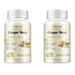 Ingverijuure ekstrakt, 4000 mg kapsli kohta, kergesti imenduv, GMO-vaba, sobib t&auml;iskasvanutele. 120*2 beige