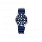 CITIZEN Sky Eagle Seeria Sukeldumis Eco-Drive 200 Meetrit Veekindel P&auml;ikeseenergia Kvarts Kummist PU Rihm Unisex Sinine Tihvt EO2021-05L sinine