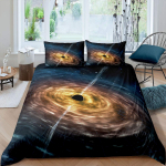 Galaktika planeediga tr&uuml;kitud tekikott Universumi dekoratsioon Voodipesu Tekikott P&auml;ikeses&uuml;steem Kosmos Teismelised Lapsed Poisid 3D Astronoomia teema 135x200cm